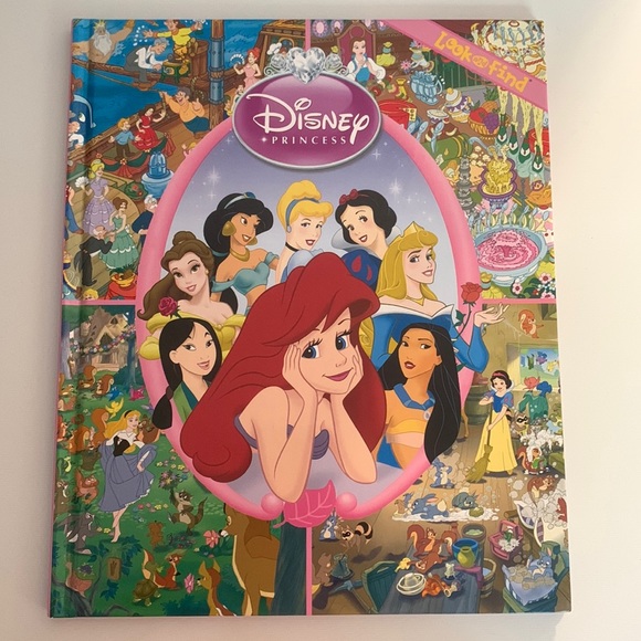 Disney Other - Disney Princess Look-&-Find Hardcover Book